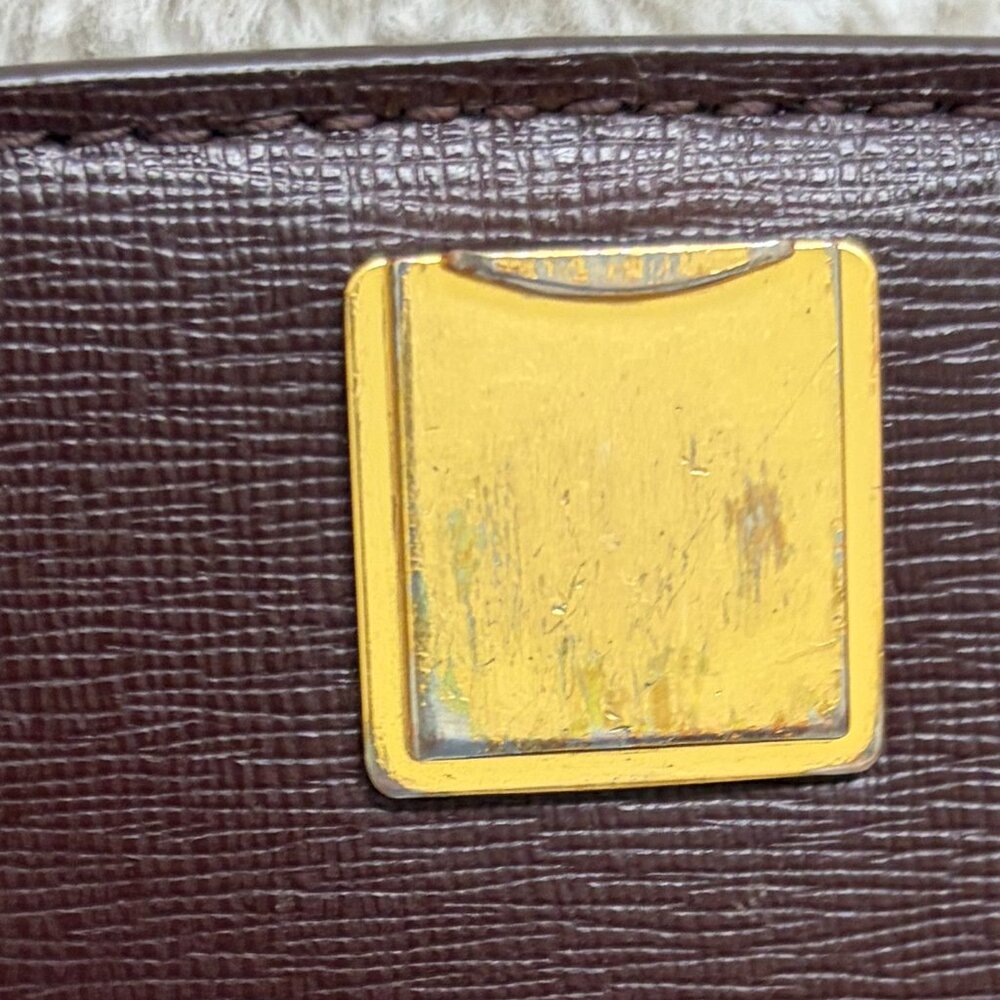 Gorgeous Tory Burch Robinson Convertible Bag Deep Wine Color - Picture 15 of 15